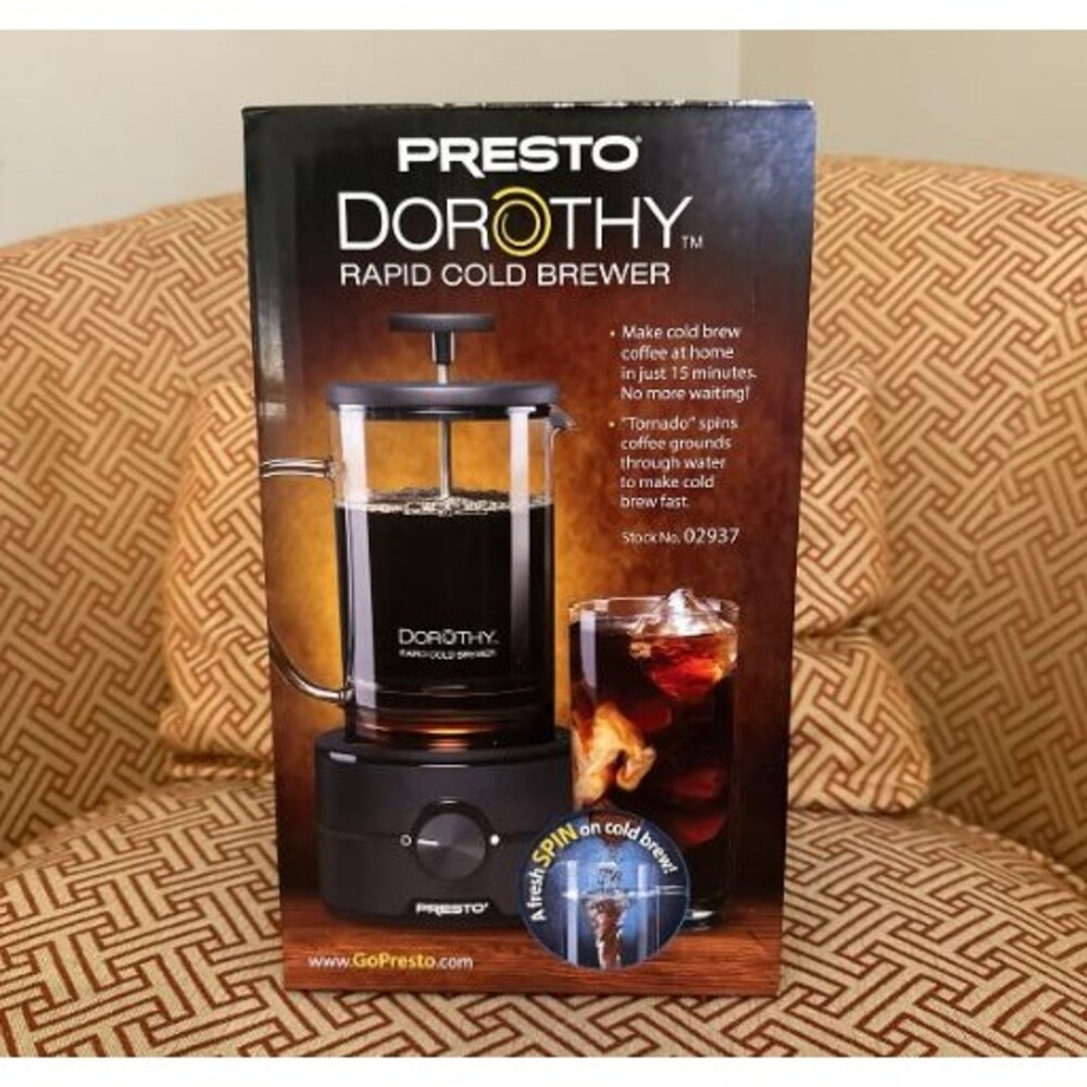Presto Dorothy Rapid Cold Brew Coffee Maker 02937 New Sealed 22 Oz